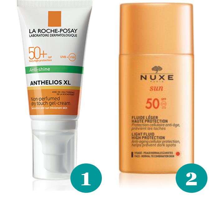 Protetores solares para pele oleosa