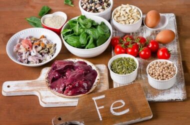 Ferro-imagem com principais alimentos